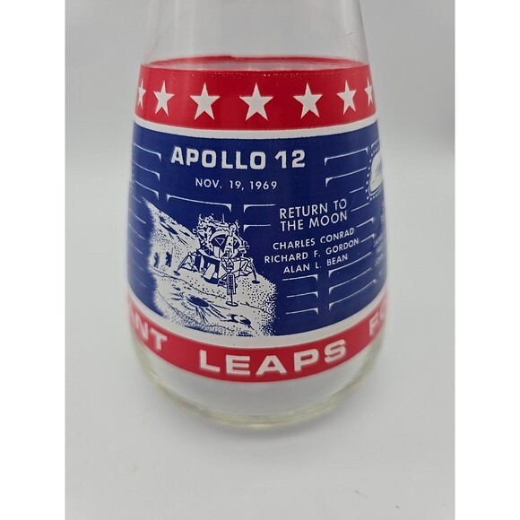 VTG Atomic NASA Apollo Space Moon Missions Collectors Ed 69’ Glass Juice Carafe - Picture 11 of 12